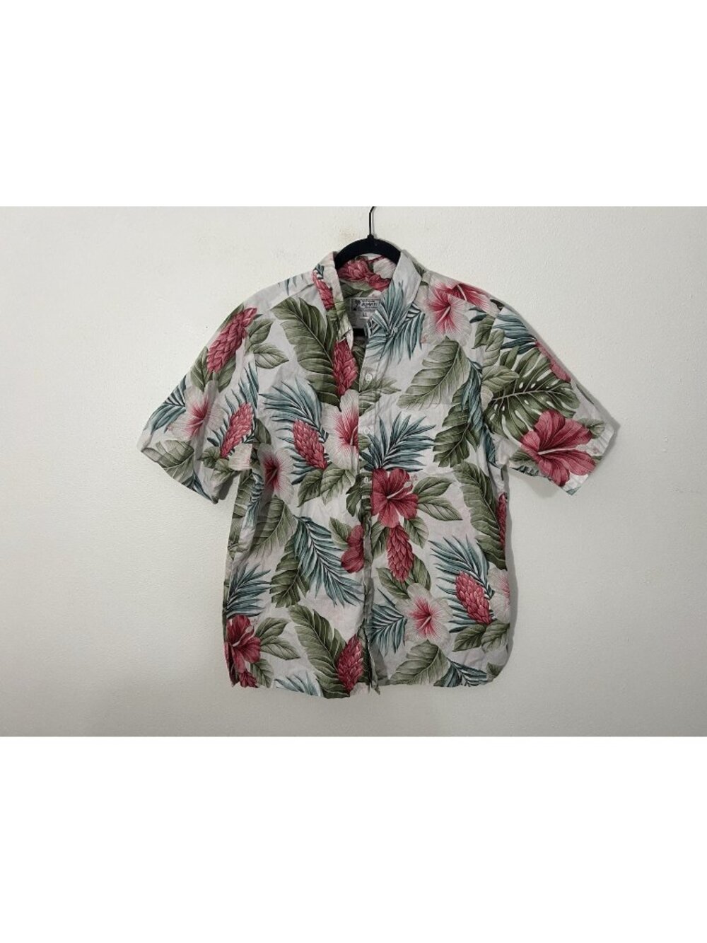 Vintage Avanti Men’s Hawaiian Floral Shirt Size XL